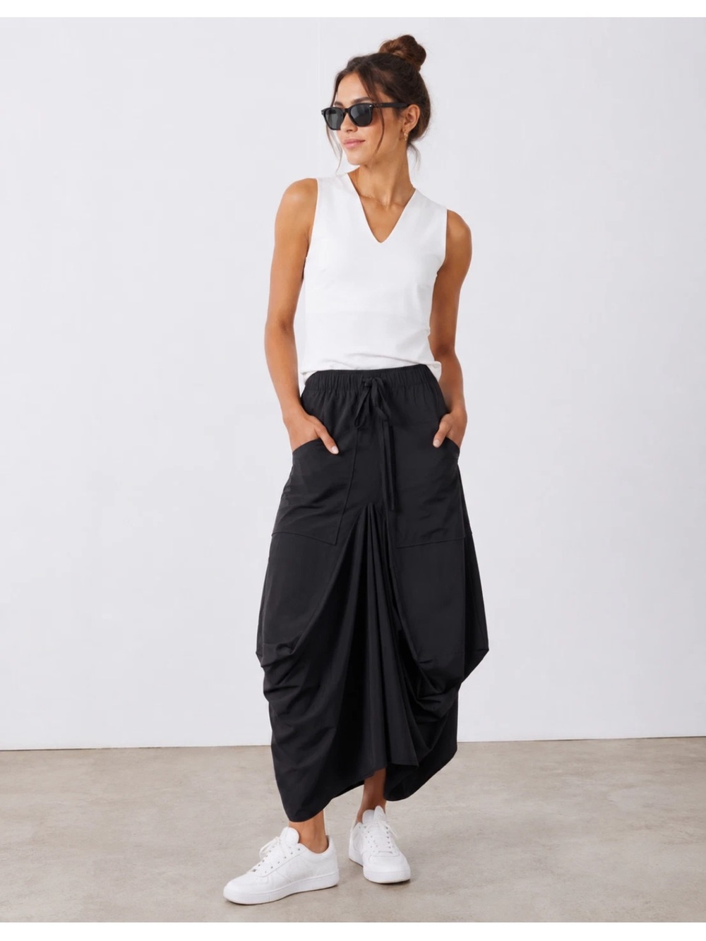 RUTI The Go-To Skirt - PXS P XS petite black go to skirt